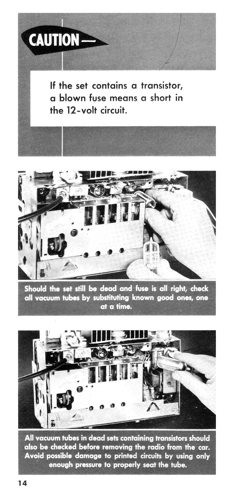1959 Chevrolet Rapid Radio Checks Booklet Page 10